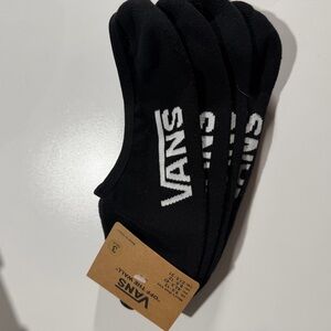 Vans Black No-Show Socks 3-Pack